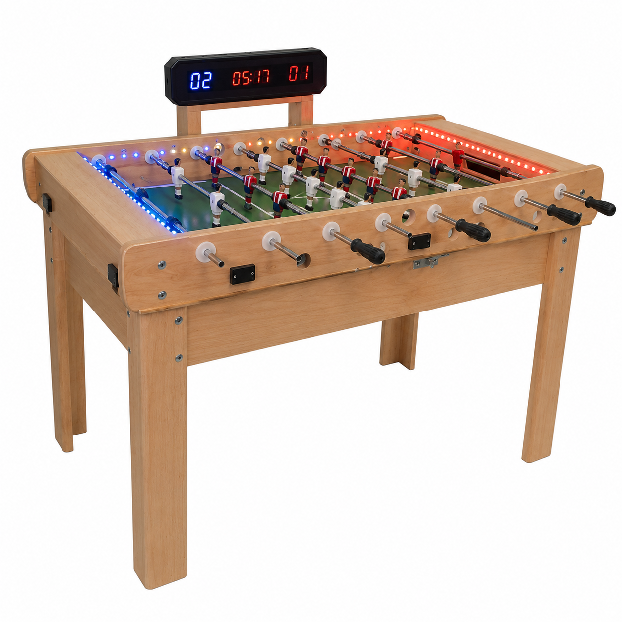 Concepto visual de la fase 1 del Futbolín Automatizado