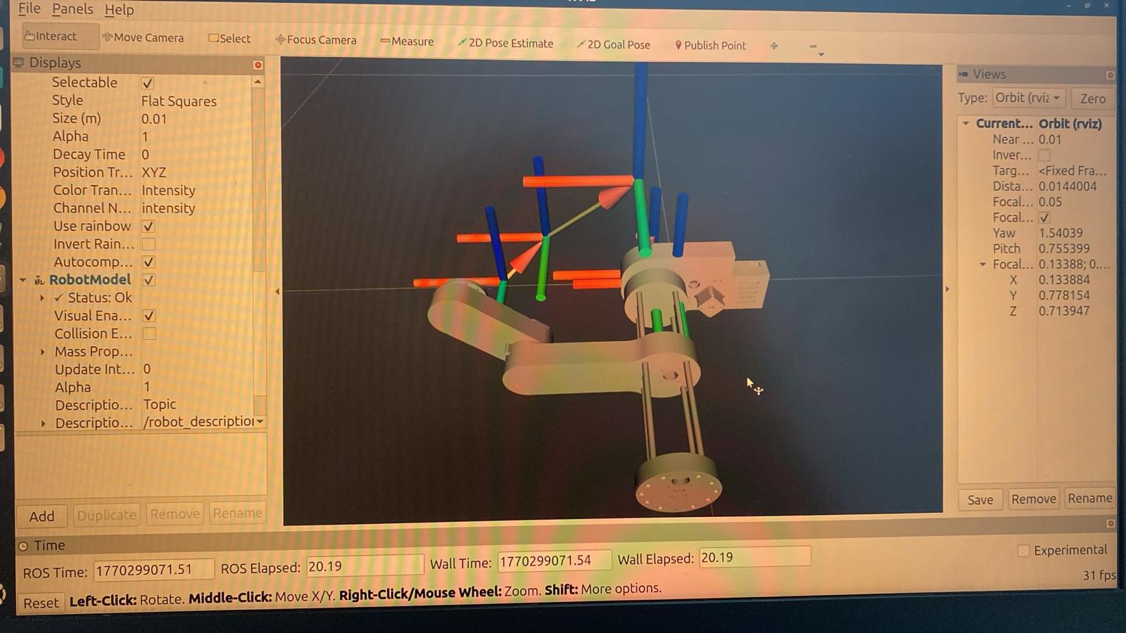 Pruebas URDF Robot Scara
